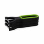 Quid Set de 3 Éplucheurs Veggy Vert Métal 19x10x5 cm