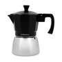 Bidasoa Cafetière Tribeca 3 Tasses Aluminium et Acier Noir Induction Gaz Électrique Vitrocéramique