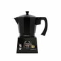 Bidasoa Tribeca Cafetière 9 Tasses Aluminium et Acier Noir Compatible Induction Gaz Électrique Vitrocéramique