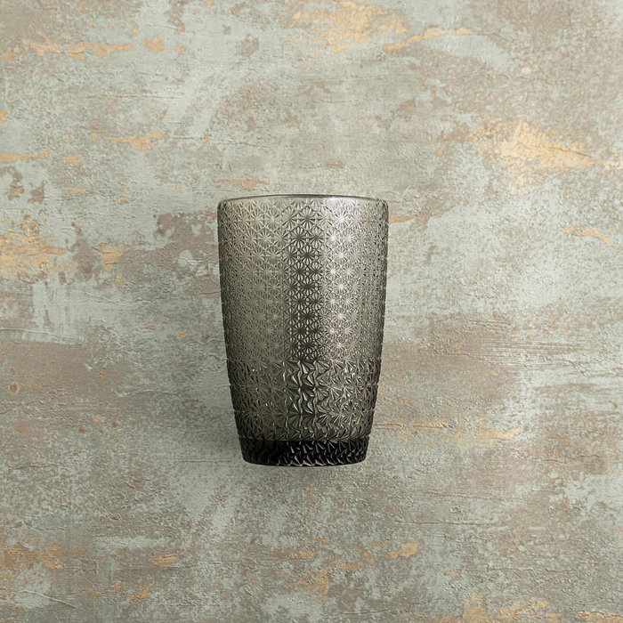 Bidasoa Boîte de 6 Verres Hauts Ikonic 35 cL en Verre Gris Brillant Bidasoa Boîte de 6 Verres Hauts Ikonic 35 cL en Verre Gris Brillant