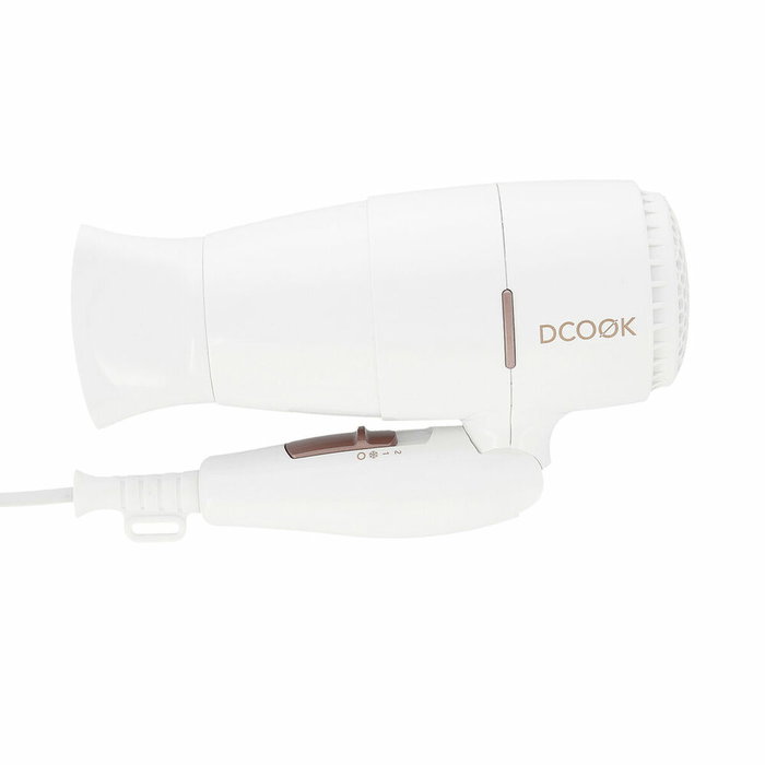 DCook Sèche-cheveux de Voyage Gallery 1400W Rose Pliable avec Concentrateur