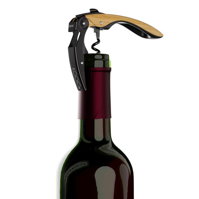 Koala Tire-bouchon Sommelier Acier chromé Brillant High Tech 11,5x1,8x2,9 cm