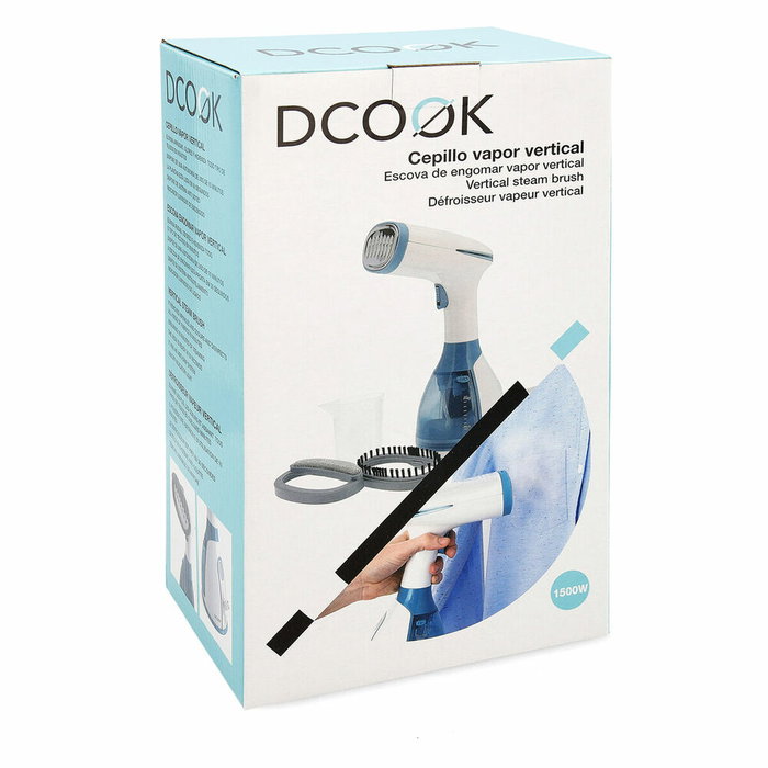 DCook Plancha Vapor Vertical Gallery 1500 W Élimine Arrugas y Olores, Vapor Constante 25 Gr/Min, Depósito 250ml, Cable 1.8M DCook Plancha Vapor Vertical Gallery 1500 W Élimine Arrugas y Olores, Vapor Constante 25 Gr/Min, Depósito 250ml, Cable 1.8M