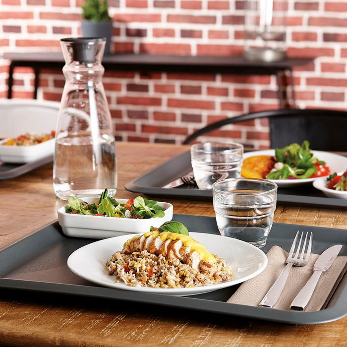 Service de vaisselle Arcoroc Restaurant Blanc verre (Ø 23,5 cm) (6 uds)