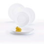Luminarc Harena Vaisselle Opal 18 Pièces - 6 Personnes Verre Blanc Résistant
