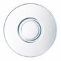 Arcoroc Ensemble 6 Assiettes Verre Transparent Aroma 12 cm