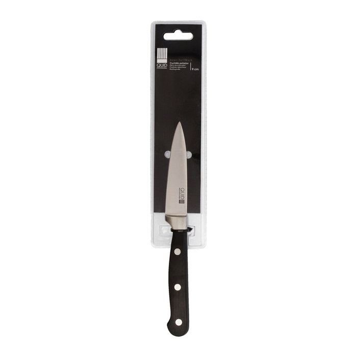 Quid Professional Inox Chef Black Couteau Éplucheur Acier Inoxydable 9 cm (10 Unités) Quid Professional Inox Chef Black Couteau Éplucheur Acier Inoxydable 9 cm (10 Unités)