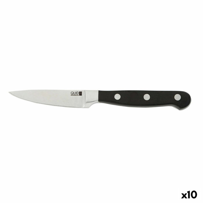 Quid Professional Inox Chef Black Couteau Éplucheur Acier Inoxydable 9 cm (10 Unités)