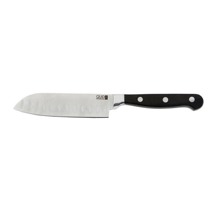 Quid Professional Couteau Santoku Inox Chef Black, Acier Inoxydable, Noir, 13 cm (10 Unités) Quid Professional Couteau Santoku Inox Chef Black, Acier Inoxydable, Noir, 13 cm (10 Unités)