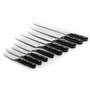 Quid Professional Couteau à Pain Inox Chef Black Acier Inoxydable 20 cm (6 Unités)