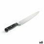 Quid Professional Couteau de Chef Inox Chef Black 25 cm (6 Unités) en Acier Inoxydable