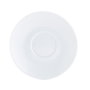 Quid Plato Porcelana Basic, Ø 12,5 cm, Lot de 12, Céramique Blanche