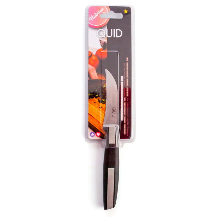 Quid Couteau Économe Habitat Acier Inoxydable 7 cm 12 Unités