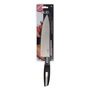 Quid Couteau de Chef en Acier Inoxydable Habitat, 20 cm, Noir, Vendu par 12