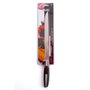 Quid Couteau à Jambon Habitat Acier Inoxydable 25 cm (12 Unités) Noir Métal Poignées Soft Touch