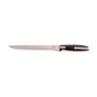 Quid Couteau à Jambon Habitat Acier Inoxydable 25 cm (12 Unités) Noir Métal Poignées Soft Touch