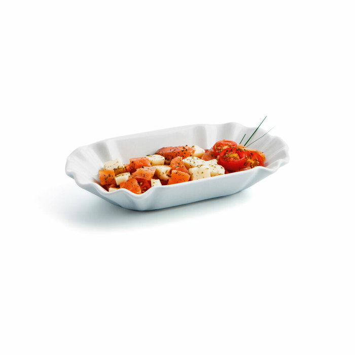 Quid Tapa Ración Porcelana Gastro Fun 20,5x11x3,5 cm (12 Unidades)