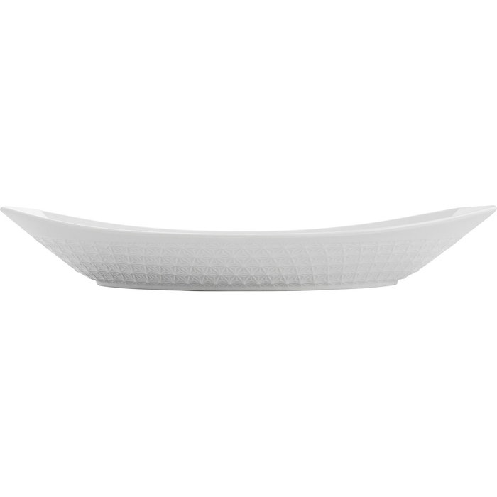 Quid Plat Ovale Gastro en Porcelaine 39,5x19x8 cm - Lot de 4 Quid Plat Ovale Gastro en Porcelaine 39,5x19x8 cm - Lot de 4