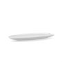 Quid Plat Ovale Gastro en Porcelaine 35.5x15.8x2.8 cm - Blanc, Lot de 6