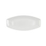Quid Plat Ovale Gastro en Porcelaine 35.5x15.8x2.8 cm - Blanc, Lot de 6