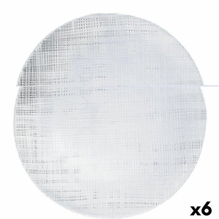 Bidasoa Plato Presentación Relieve Vidrio Ikonic 28 cm (6 Unidades)
