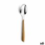 Amefa Cuillère à dessert Acier Inoxydable 13,5 cm Bicolore Finition Brillant 6 Unités