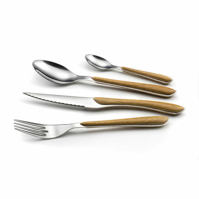 Couteau de table Amefa Eclat 23 cm Métal Bicolore (Pack 6x) Couteau de table Amefa Eclat 23 cm Métal Bicolore (Pack 6x)