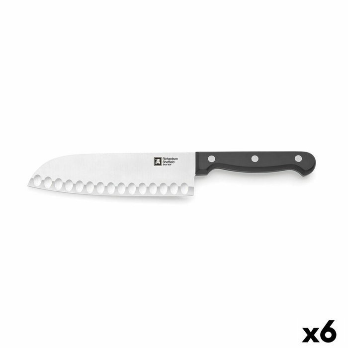 Richardson Sheffield Couteau Santoku Artisan Acier Inoxydable, Lame 17,5 cm, Set de 6