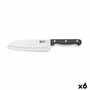 Richardson Sheffield Couteau Santoku Artisan Acier Inoxydable, Lame 17,5 cm, Set de 6