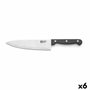 Richardson Sheffield Couteau de Cuisine Artisan en Acier Inoxydable, Lame 17,5 cm, Manche Soft Touch, Lot de 6
