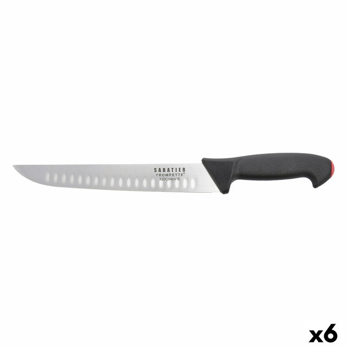 Sabatier Couteau de Boucher Pro Tech 25 cm Acier Inoxydable Lame 25 Ans de Garantie Lot de 6 Unités Ergonomique