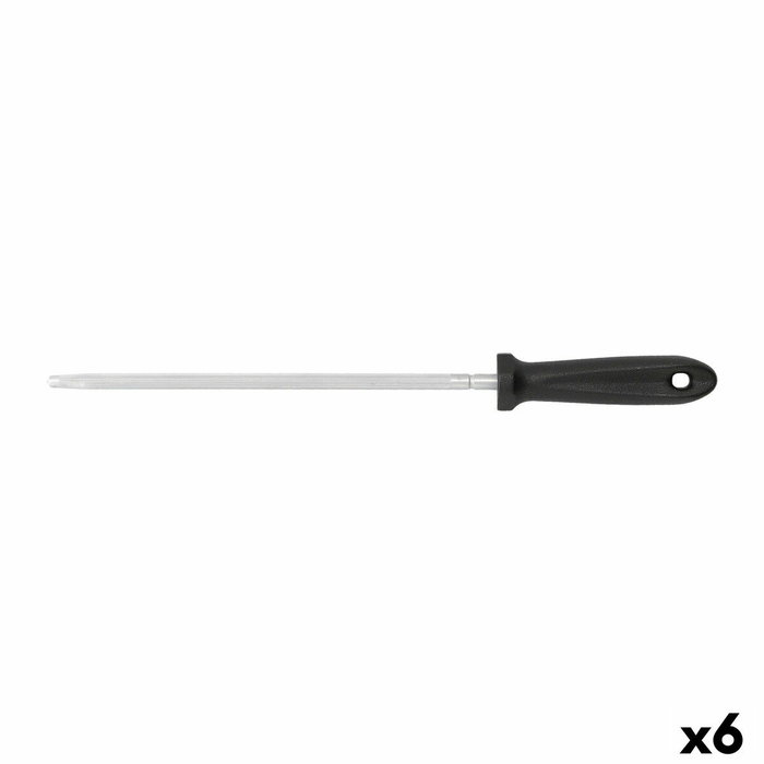 Sabatier Affiloir Pro Tech 25 cm (6 Unités) - Acier Inoxydable Extra-Afilado, Manche Soft Touch