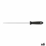 Sabatier Affiloir Pro Tech 25 cm (6 Unités) - Acier Inoxydable Extra-Afilado, Manche Soft Touch