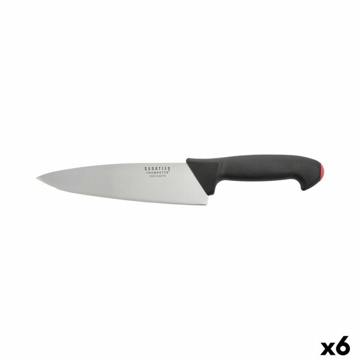 Sabatier Cuchillo Chef Pro Tech 20 cm (6 Unidades) Acero Mov Extra-afilado Mango Ergonomico