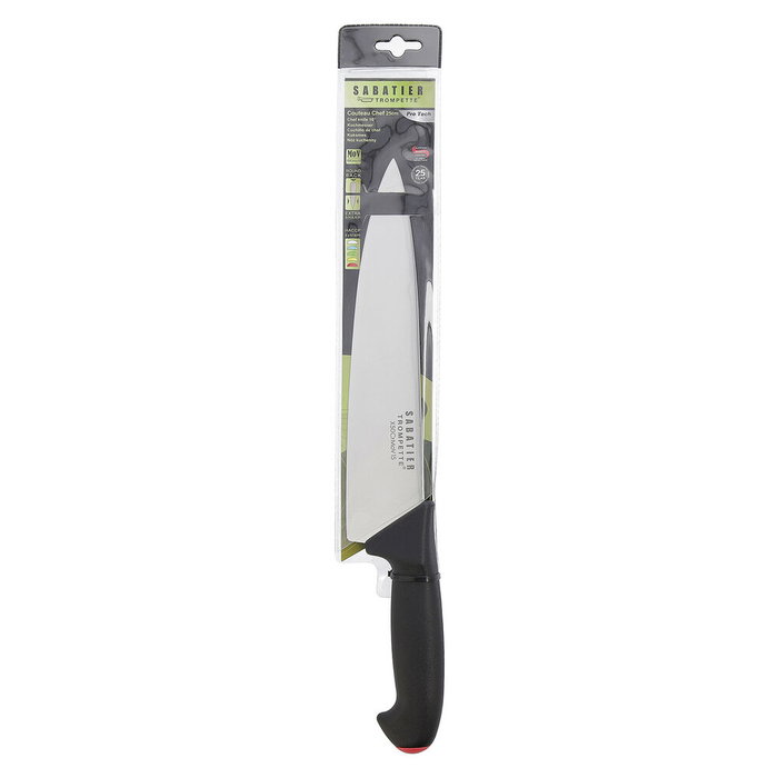 Sabatier Couteau de Chef Pro Tech 25 cm en Acier Inoxydable Mate, Manche Ergonomique Soft Touch, Lot de 6 Sabatier Couteau de Chef Pro Tech 25 cm en Acier Inoxydable Mate, Manche Ergonomique Soft Touch, Lot de 6