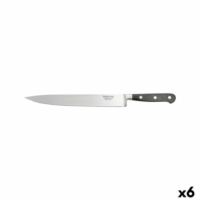 Sabatier Couteau à découper Origin 25 cm (6 Unités) - Acier Inoxydable, Manche Soft Touch Ergonomique, Finition Mate