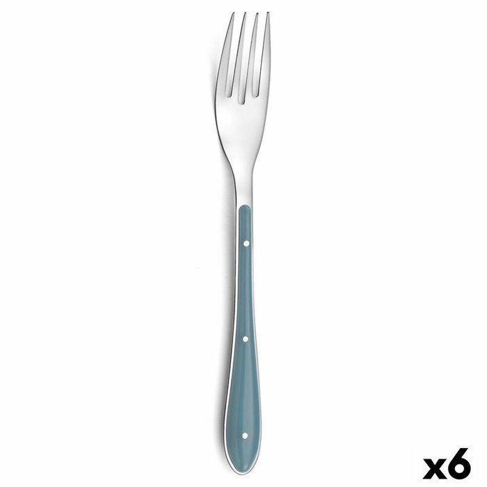 Amefa Fourchette de Table Acier Inoxydable Bistro 20.7 cm Finition Brillante (6 Unités)