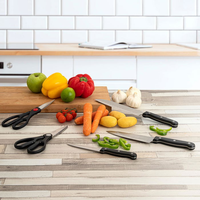 Ciseaux de Cuisine Quid Kitchen Chef Métal 21,5 cm (6 Unités)