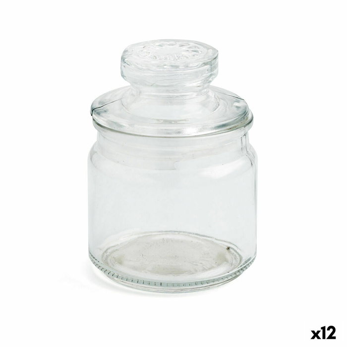 Quid Tarro Mini Hermético Vidrio Select 15 cL (12 Unidades)