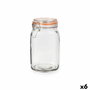 Quid Récipient Hermétique en Verre New Canette 1,5 L - Lot de 6