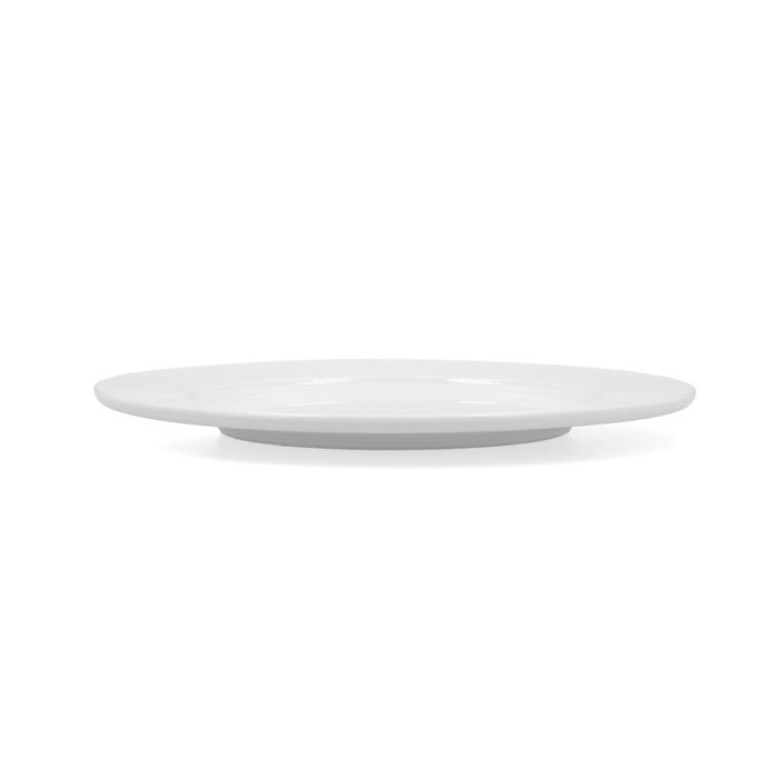 Bidasoa Plato Llano Porcelana Glacial Ala Ancha Blanco 25 cm (6 Unidades)
