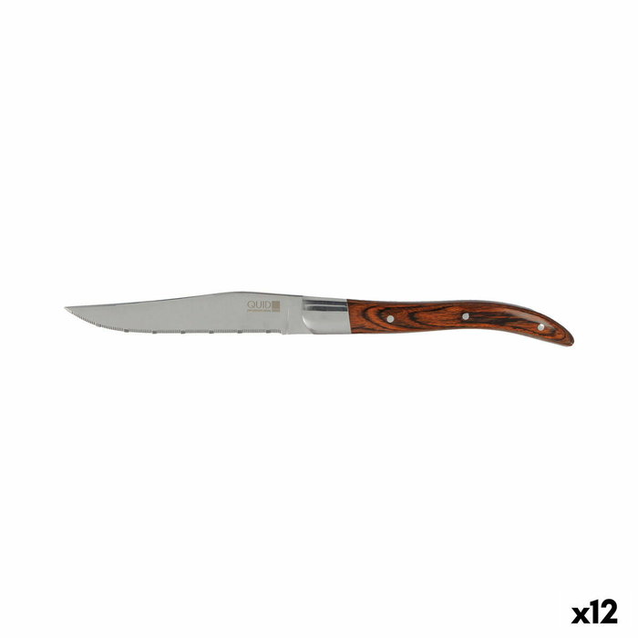 Quid Professional Couteau à viande Narbona Métal Bicolore (22 cm) - Pack de 12