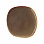 Bidasoa Ikonic Plat "Llano" en Céramique Marron 26,5x25,7x1,5 cm (4 Unités)