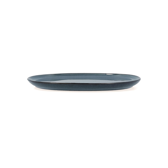Bidasoa Plat Llano Cerámica Ikonic 20,2x19,7x1,3 cm (6 Unidades) Azul Brillo