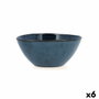 Bidasoa Bol Cerámico Ikonic 15,8x15x7 cm Azul (6 Unidades)