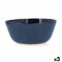Bidasoa Saladier Céramique Ikonic 20x19,5x8,5 cm Bleu (3 Unités)