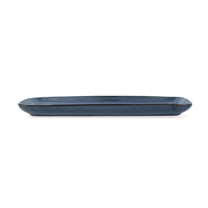 Bidasoa Plat Rectangulaire Ikonic 28x14 cm Céramique Bleu (4 Unités)