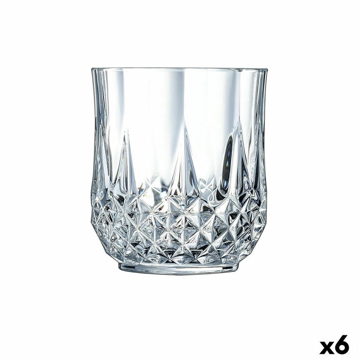 Cristal d'Arques Verre Bas Cristalin Longchamp 32 cL - Lot de 6