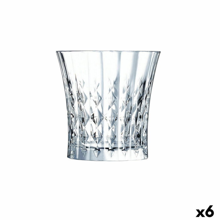 Cristal d'Arques Vaso Bajo Cristalin Lady Diamond 27 cL (Lot de 6)
