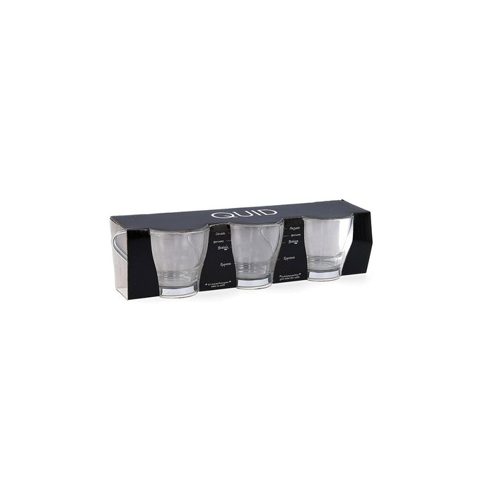 Quid Set de 3 Tazas de Vidrio Supreme 11 cL Quid Set de 3 Tazas de Vidrio Supreme 11 cL